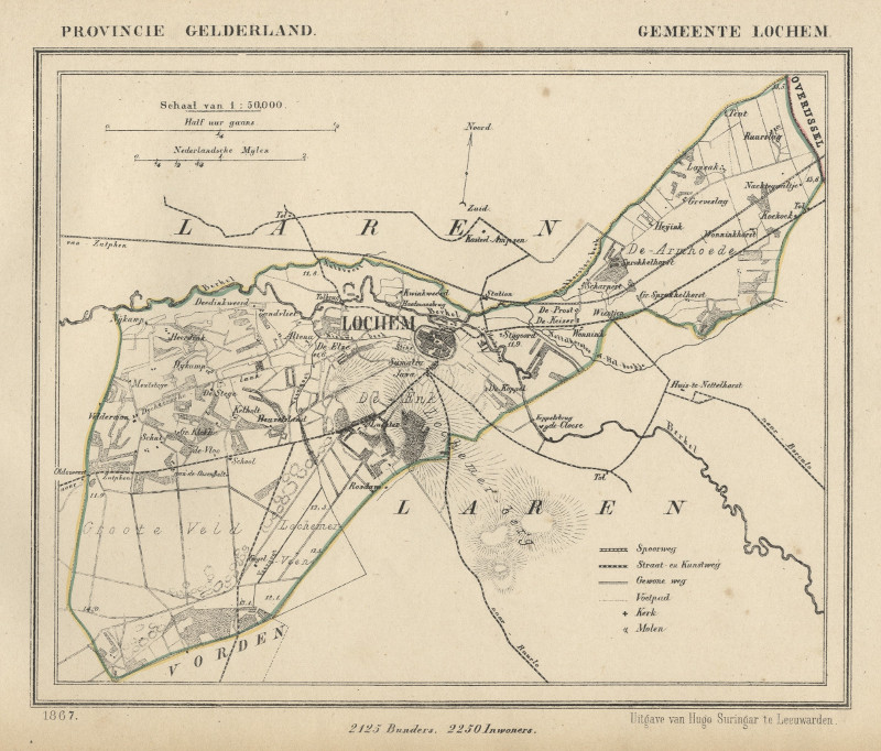 map communityplan Lochem by Kuyper (Kuijper)