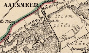 example of a Kuyper municipality map. Individual houses are drawn.
