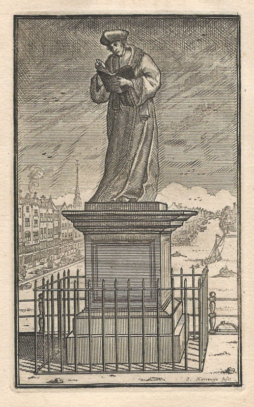 print Erasmus by J. Harrewijn