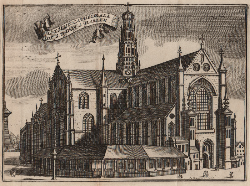 L´Eglise cathedrale de S. Bavon a Harlem by J. Harrewijn