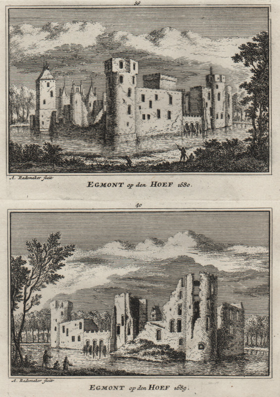 view Egmont op den Hoef 1680; 1689 by A. Rademaker