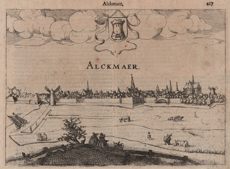 Alckmaer by L. Guicciardini, P. van der Keere