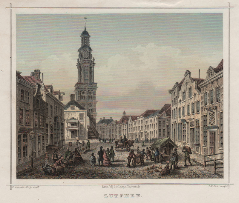 Zutphen by W. van der Worp, J.M. Kolb