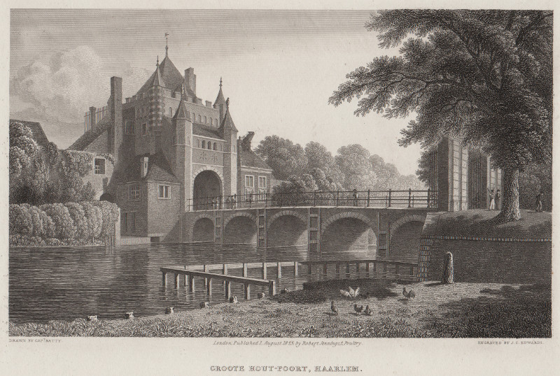 Groote Hout-Poort, Haarlem by Captain R. Batty, JC. Edwards