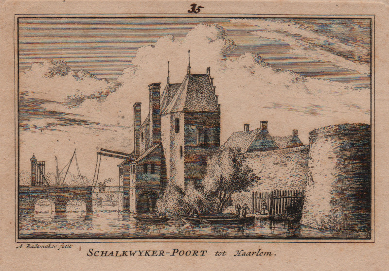 Schalkwyker-poort tot Haarlem by J. Rademaker