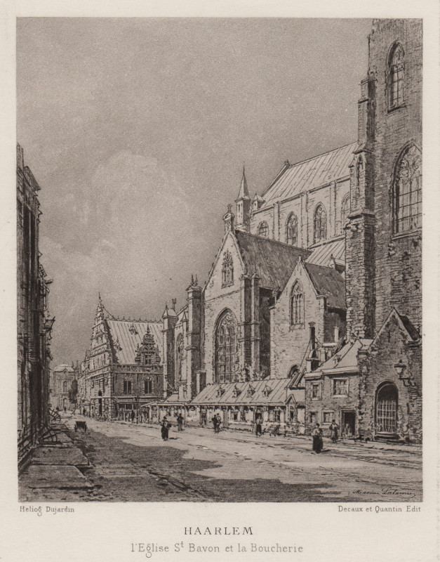 Haarlem, l´Eglise St Bavon et la Boucherie by M. Lalanne, Decaux et Quantin