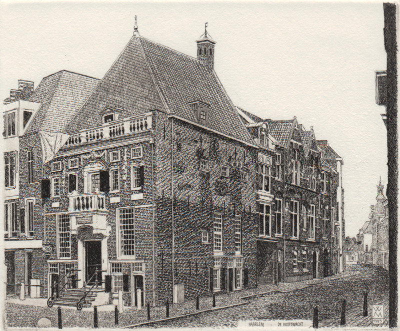 Haarlem, de Hoofdwacht by Wim van der Meij