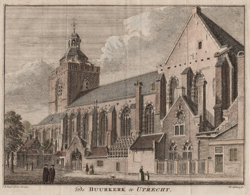 De Buurkerk te Utrecht by H. Spilman, J. de Beijer