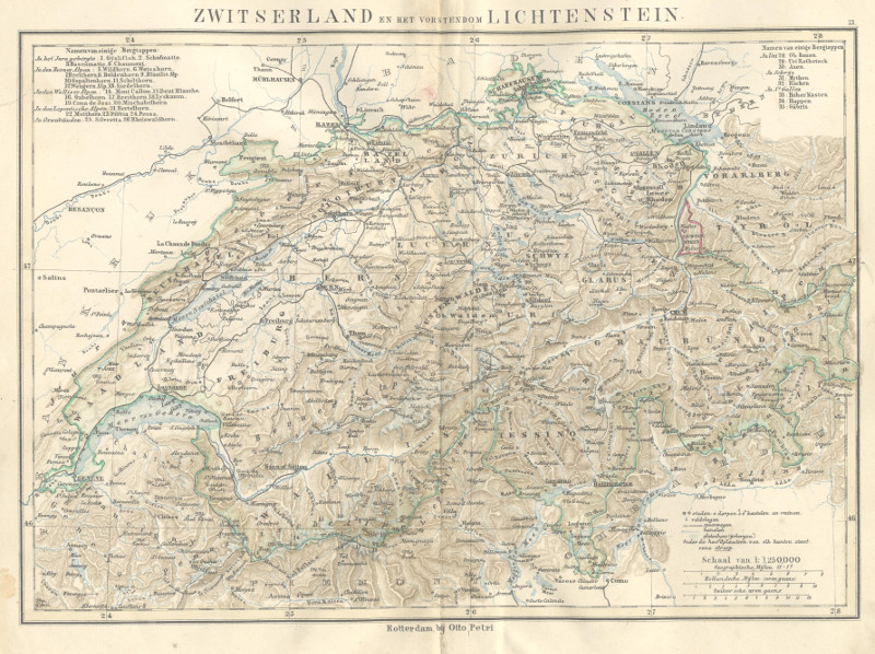 Zwitserland en het vorstendom Lichtenstein by A. Baedeker