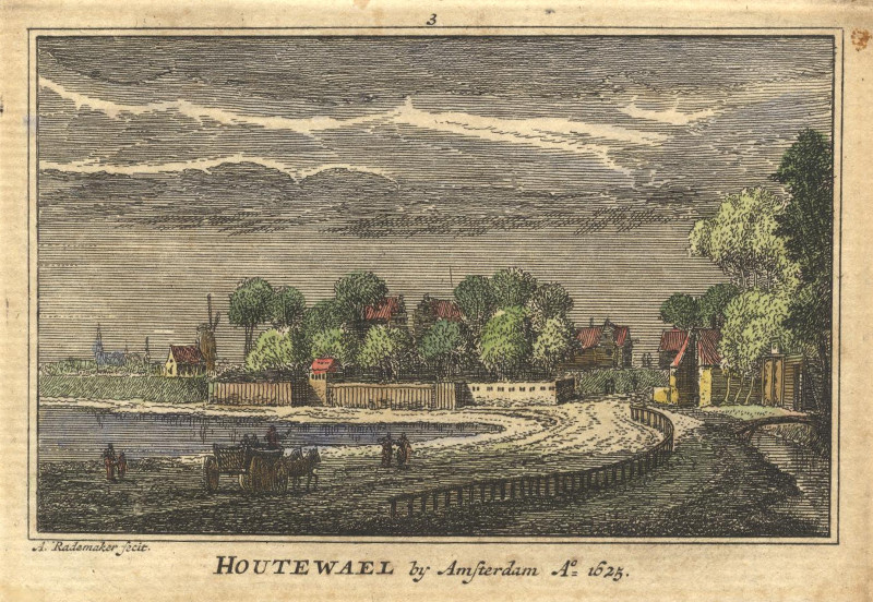Houtewael by Amsterdam anno 1625 by A. Rademaker