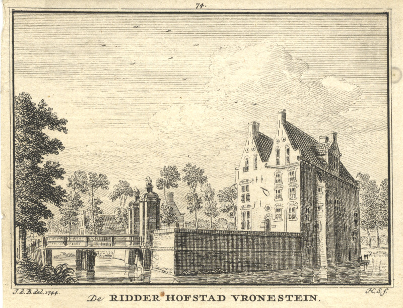 De Ridder Hofstad Vronestein by H. Spilman, J. de Beijer