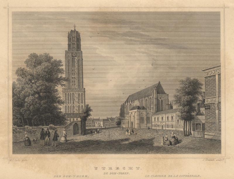 Utrecht. De Dom-Toren by W.J. Cooke, J. Umbach