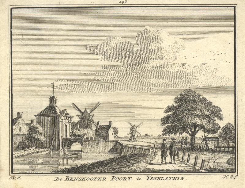 De Benskooper Poort te Ysselstein by H. Spilman, J. de Beijer