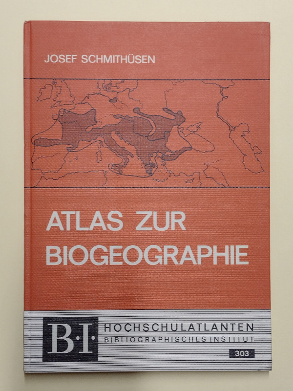 map Atlas zur Biogeographie by Josef Schmithusen