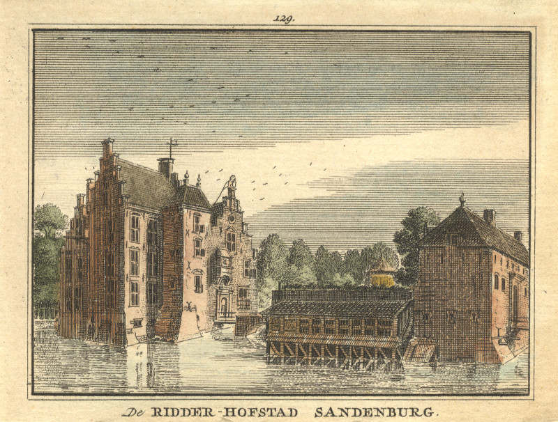 De Ridder-Hofstad Sandenburg by H. Spilman, J. de Beijer