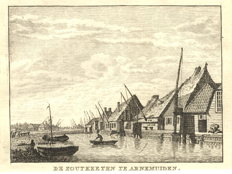 De Zoutkeeten te Arnemuiden by C.F. Bendorp
