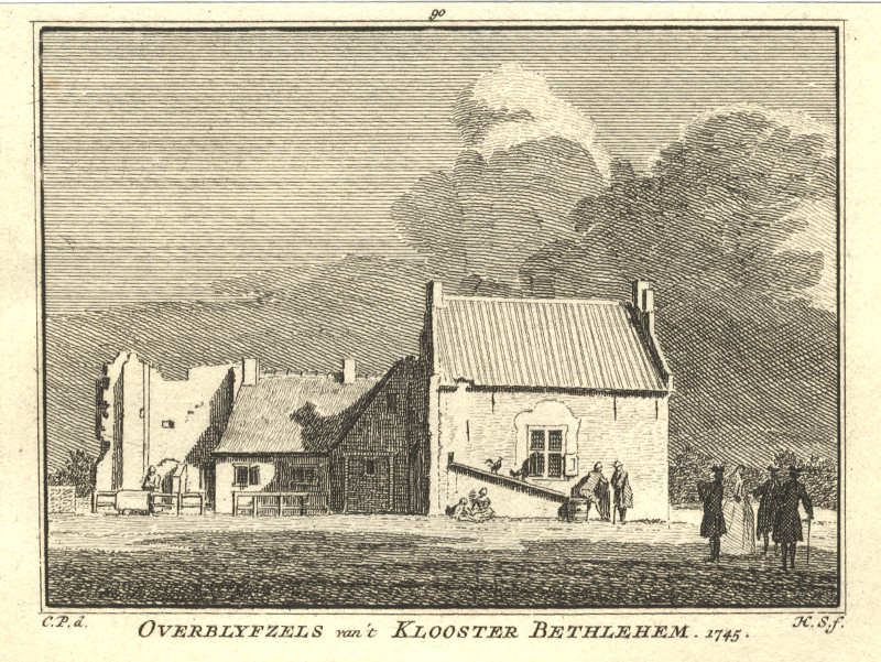 Overblyfzels van ´t Klooster Bethlehem 1745 by H. Spilman, C. Pronk