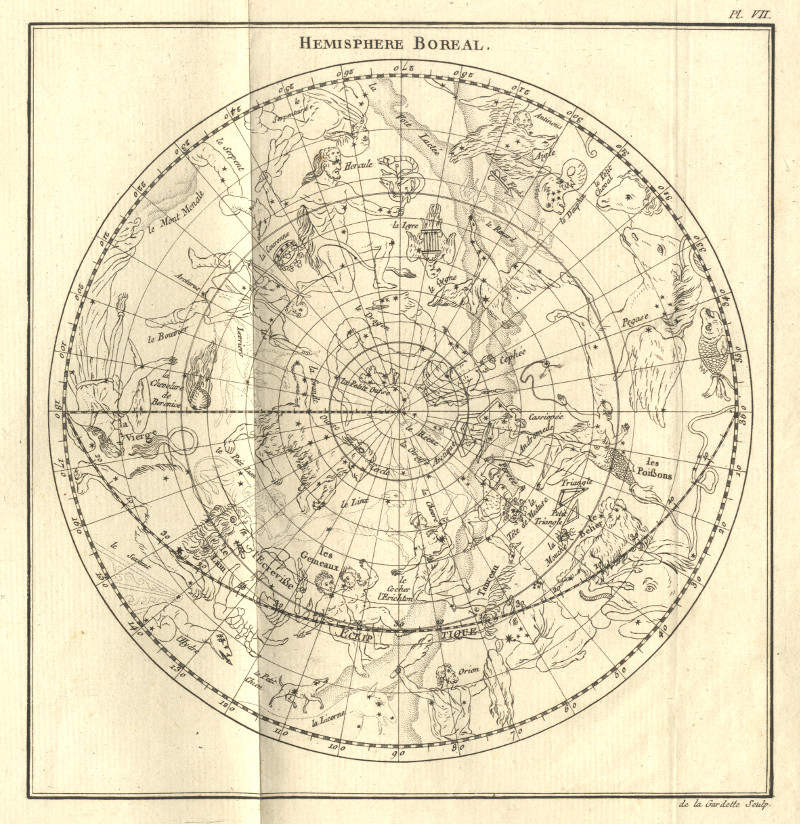 Hemisphere Boreal by J.S. Bailly, De La Gardette