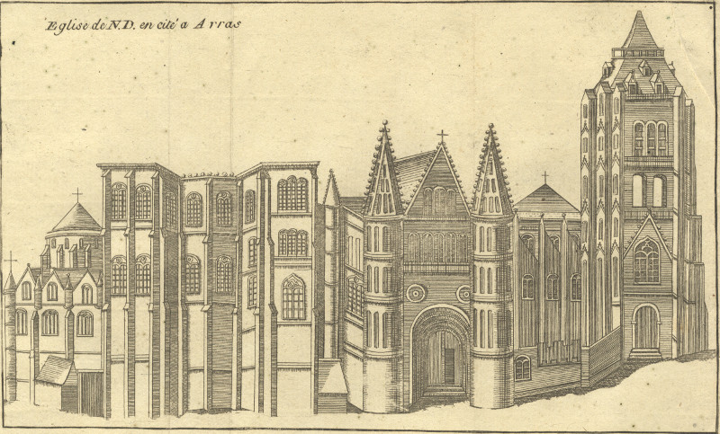 Eglise de N.D. en cite a Arras by J. Harrewijn