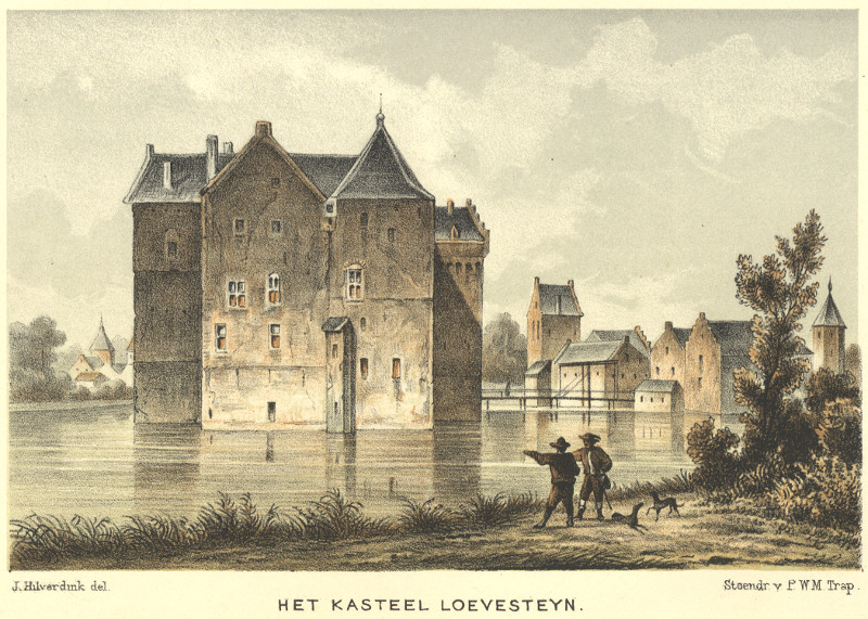 Het Kasteel Loevestein by J. Hilverdink, P.W.M. Trap