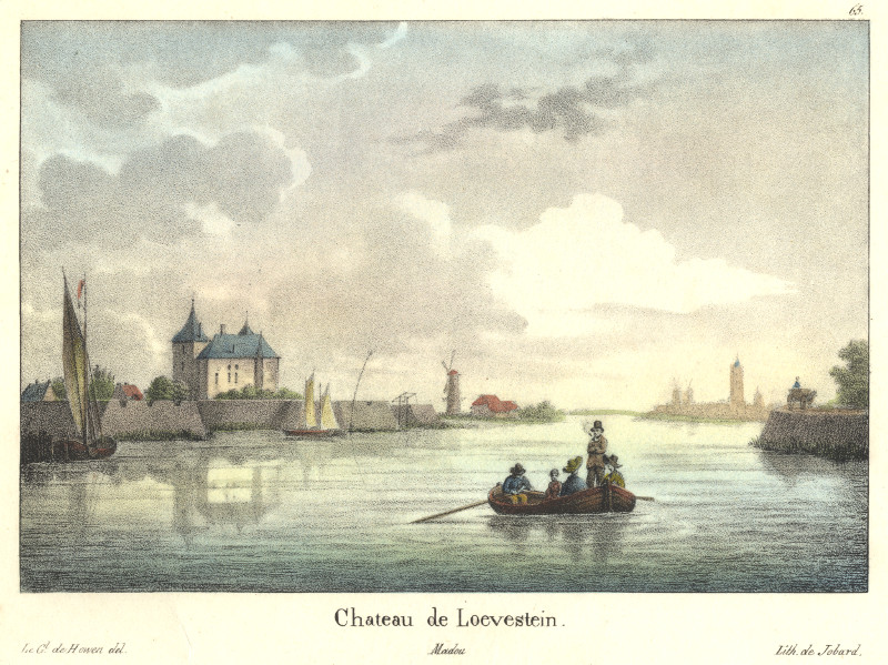 Chateau de Loevestein by J.B. Madou, naar O. Howen