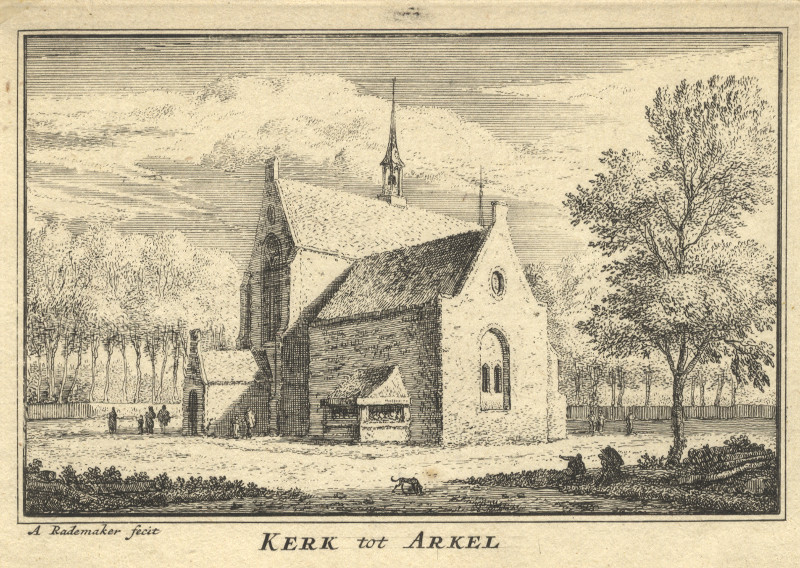 Kerk tot Arkel by A. Rademaker
