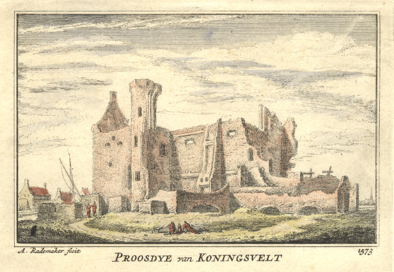 Proosdye van Koningsvelt; 1573 by A. Rademaker
