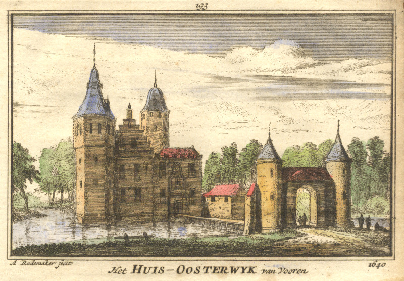 Het Huis - Oosterwyk van Vooren, 1640 by A. Rademaker