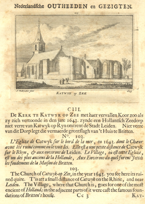 view Katwyk op Zee, 1643 by A. Rademaker