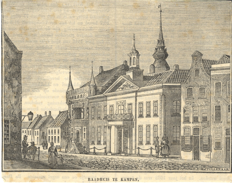 Raadhuis te Kampen by Tollenaar