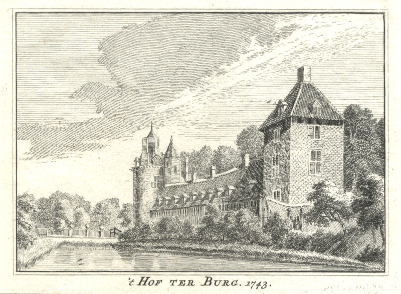 ´t Hof ter Burg; 1743 by H. Spilman, J. de Beijer