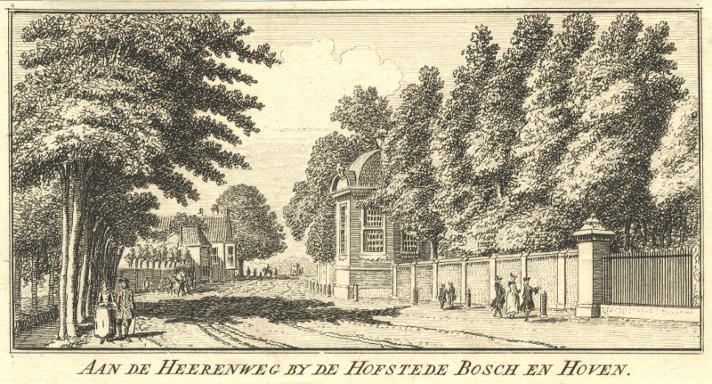 Aan de Heerenweg by de Hofstede Bosch en Hoven by H. Spilman