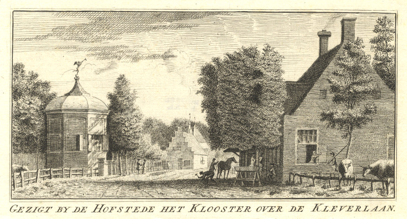 Gezigt by de Hofstede het Klooster over de Kleverlaan by H. Spilman