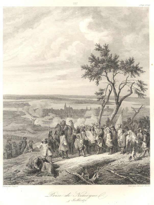 Prise de Nimegue, 9 Juilliet 1672 by S. Cholet, E. Pingret