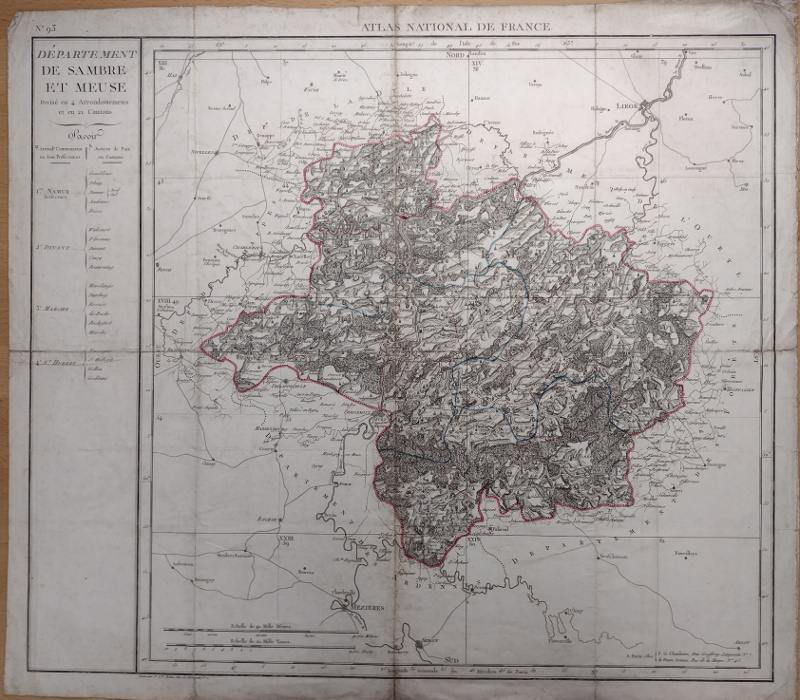 Departement de Sambre et Meuse by P.G. Chanlaire, P. Tardieu