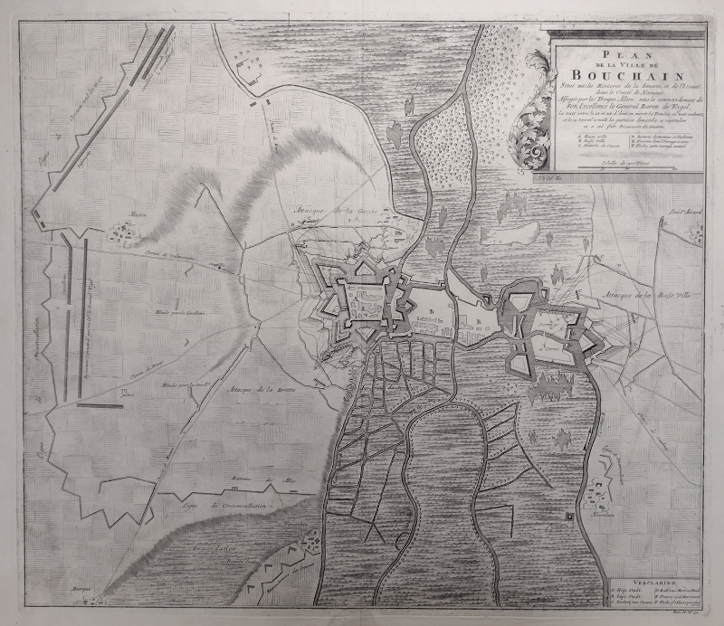Plan de la Ville de Bouchain by Anna Beek, Pieter Mortier