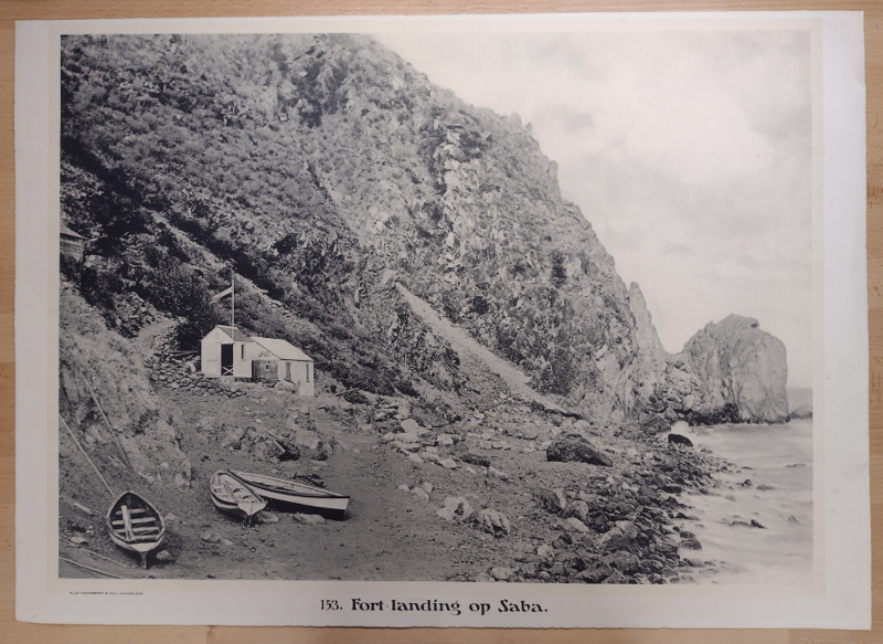 Fort-landing op Saba by J. Demmeni, Kleynenberg