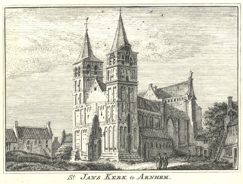 St Jans Kerk te Arnhem by H. Spilman, J. de Beijer