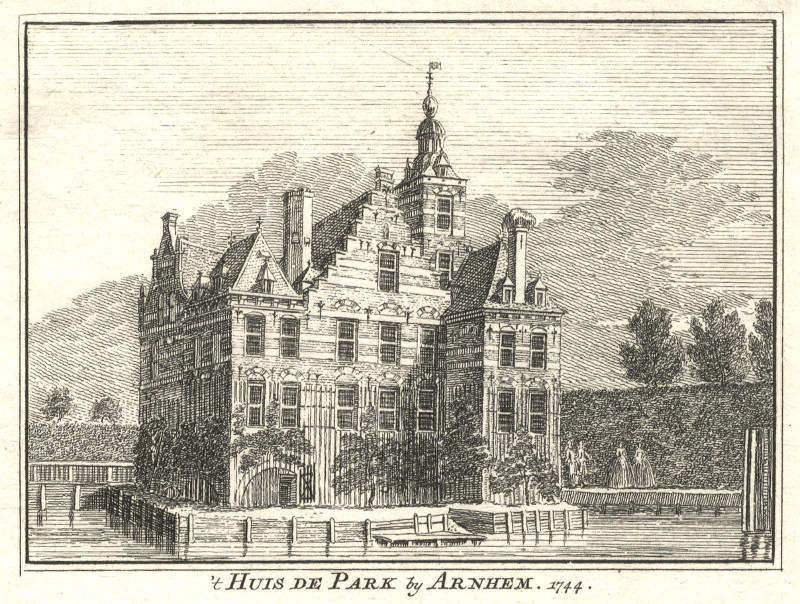 ´t Huis de Park by Arnhem, 1744 by H. Spilman, J. de Beijer