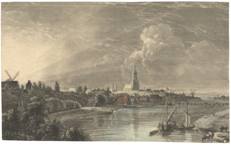 Gezicht op Arnhem omstreeks 1850 by A. Markus