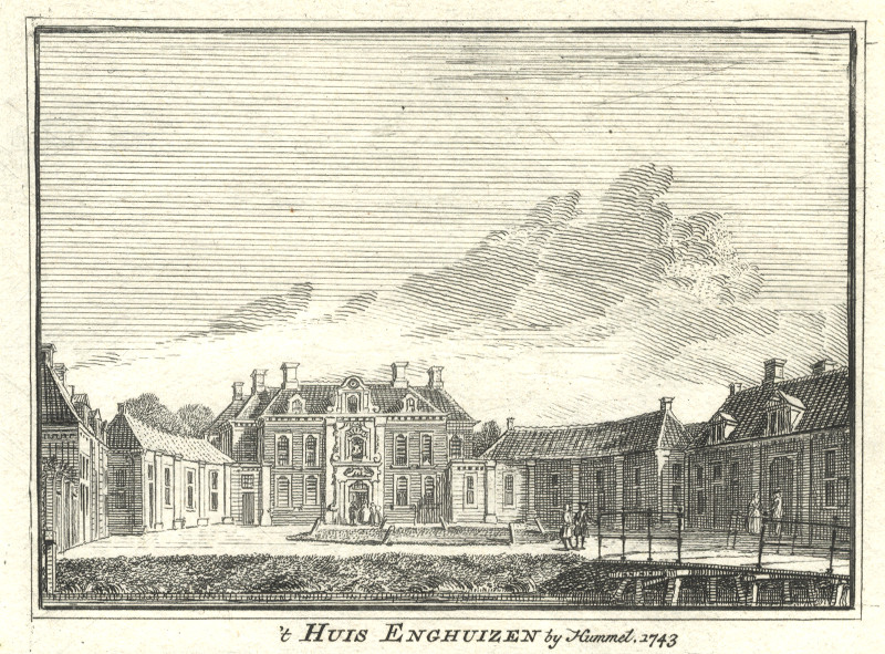 ´t Huis Enghuizen by Hummel 1743 by H. Spilman, J. de Beijer