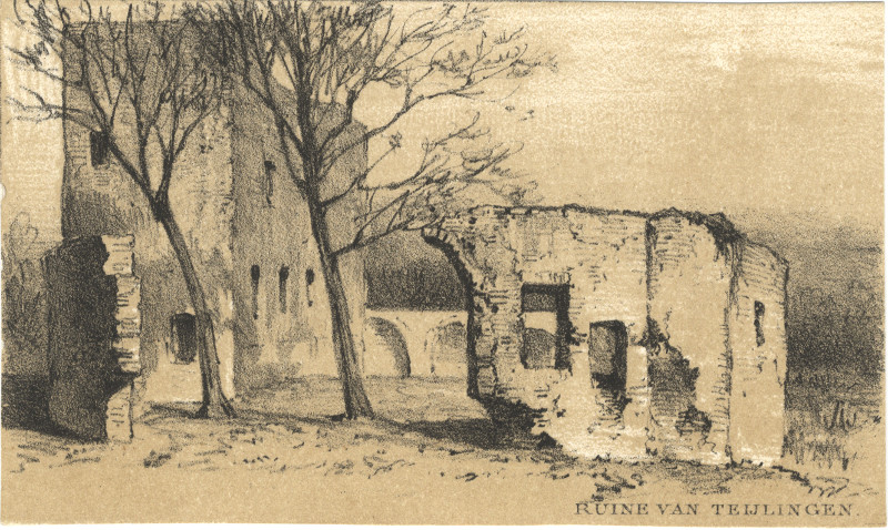 Ruine van Teijlingen by P.A. Schipperus