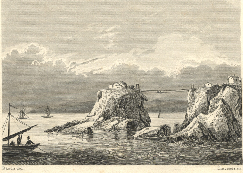 Pointe et Fort Berthaume, qui ferme a l´Est le Goulet de Brest by Rauch, Chavenes