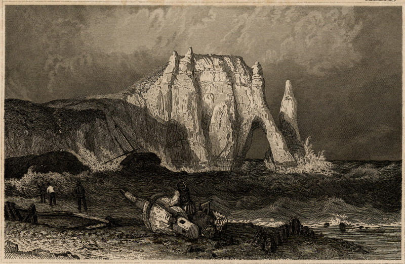 Die Felsen von Etretat oder das Neptuns-Thor an der Normannischen Kuste by nn