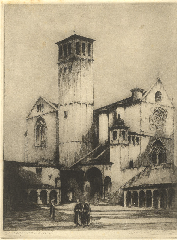view St. Francesco Assisi by Louis Wherter