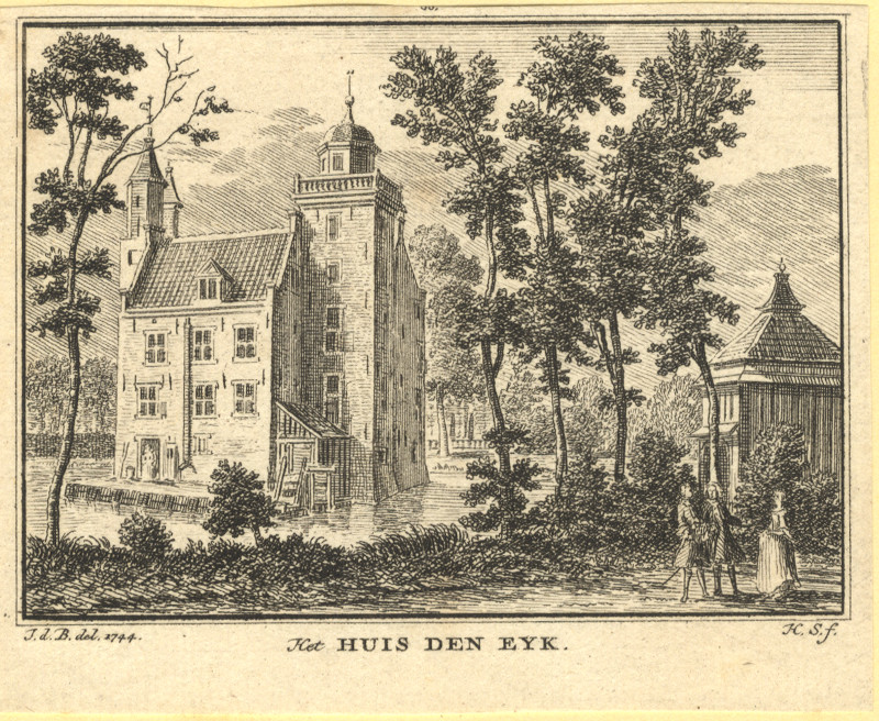 Het Huis den Eyk by H. Spilman, J. de Beijer