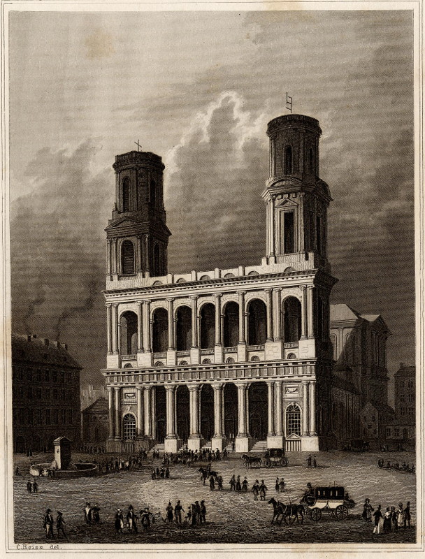Saint Sulpice in Paris by C. Reiss