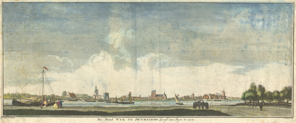 De Stad Wyk te Duurstede, Langs den Ryn te Zien. by J.C. Philips, J. de Beijer