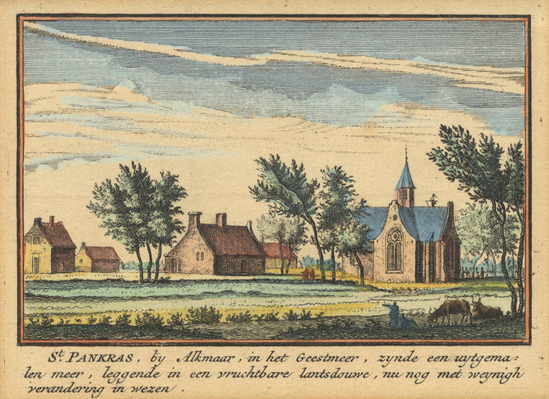 St. Pankras, by Alkmaar, in het Geestmeer, zynde een uytgemalen meer by A. Rademaker