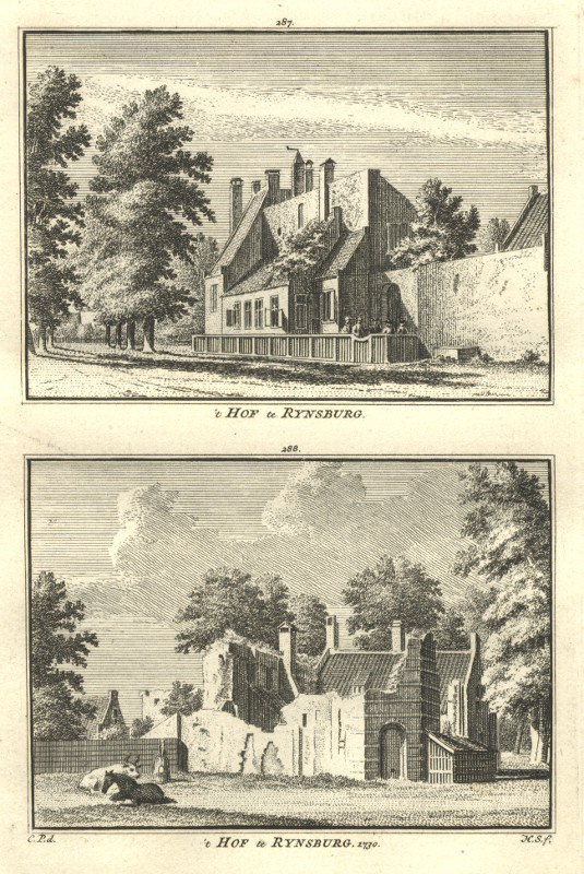 view ´t Hof te Rynsburg by H. Spilman, C. Pronk